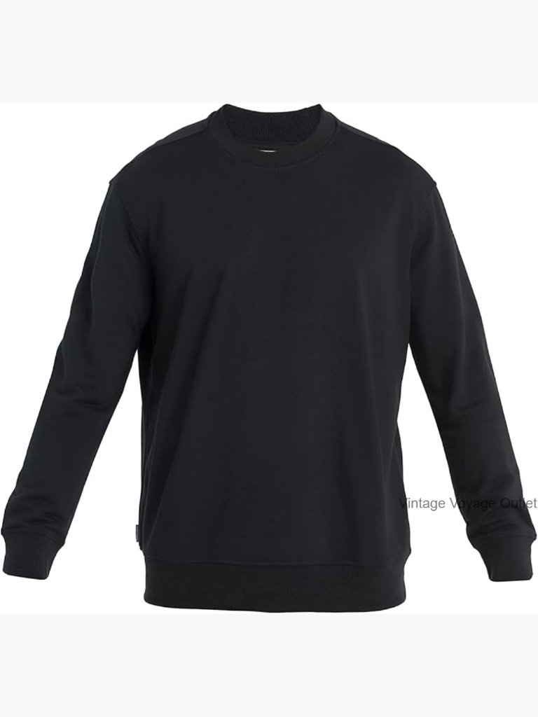 Long Sleeve Merino Wool Lounge Sweatshirt Crewneck Pullover